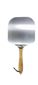 Pizza Peel with Foldable Wood Handle for Easy Storage