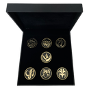 Power Rangers Power Coins 24K Gold Plated Pins Box Set (Exclusive) Icon Heroes
