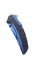 3-Inch Blue Pocketknife with SpeedSafe Opening and Deep Carry Pocketclip
