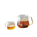 TIMEMORE Coffee Filter Cup, Glass Crystal Eye Coffee Dripper, Reusable Manual Coffee Dripper Filter, Great for RV Camping (360ml, Black) Affirma Distributors