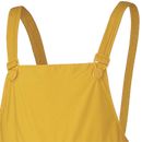 Pioneer Waterproof PVC Work Suit for Men – Repel Rain Gear Yellow Safety Jacket and Bib Pants - 3 PC Set With Detectable Hood