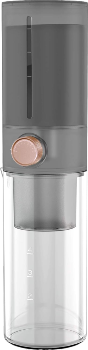 TIMEMORE Cold Brew Coffee Maker ice dripper coffee pot precise finish exquisite cold brew small Slow Drip Brewer 400ml (black)