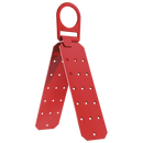 PeakWorks Roof Anchor Bracket, Fall Arrest System, Tool Connects to Wood Surfaces with Roofing Harness Safety Kit, ANSI OSHA Compliant, Durable Steel Adjustable Connector, Red, V8229100