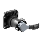 56070 7-Foot Vehicle-Side Truck Bed 7-Pin Trailer Wiring Harness Extension, Select Chevrolet, Dodge, Ford, GMC, Nissan, Ram, Toyota , black