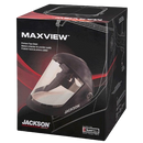 Jackson Safety Lightweight MAXVIEW Premium Face Shield with 370 Speed Dial Ratcheting Headgear – Uncoated Clear SUREWERX