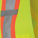 Pioneer Safety Vest for Women with Pockets - Hi-Vis Reflective Tape - for Construction - Yellow/Green SUREWERX