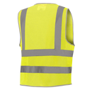 Pioneer Safety Vest for Men – Hi Vis Reflective Mesh Neon with 8 Pockets, Zipper Closure for Construction, Traffic, Security Work – Orange, Yellow/Green