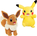 Pokemon 8" Eevee & Pikachu Plush 2-Pack - Officially Licensed - Quality & Soft Collectible Stuffed Animal Toy - Great Gift for Kids, Boys, Girls Pokemon