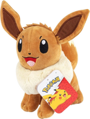 Pokemon 8" Eevee & Pikachu Plush 2-Pack - Officially Licensed - Quality & Soft Collectible Stuffed Animal Toy - Great Gift for Kids, Boys, Girls Pokemon