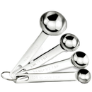 Stainless Steel Measuring Spoons - Specialty Kitchen Gadgets, Kitchen Tools (Silver)