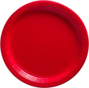  Amscan Apple Red Big Party Pack Paper Plates, 50 Ct