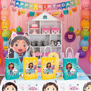 Amscan Gabby's Dollhouse Party Favor Bags Pack of 8 Blue Green & Yellow Kraft Treat Bags 