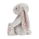Blossom Silver Bunny Stuffed Animal, Medium