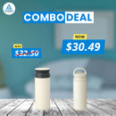 Travel Tumbler 500 ml, White & Stainless Steel Tumbler 500 ml, White Deals