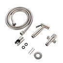 CleanSpa Luxury Hand Held Bidet Shattaf Sprayer - Silver