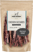 Farm Hounds Chicken Gizzards Jerky Treats for Dogs