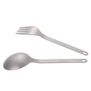 Fork & Spoon Set Ultralight & Portable Camping Utensil Set - Durable Cutlery with Travel Case