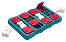 Nina Ottosson Dog Brick Interactive Treat Puzzle Dog Toy, Blue - Level 2 (Intermediate) catalogdog