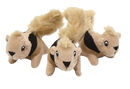 Outward Hound Squeakin' Animals Replacement 3 Pack - Squirrels AFFIRMA DISTRIBUTORS