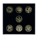 Power Rangers Power Coins 24K Gold Plated Pins Box Set (Exclusive) Icon Heroes