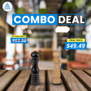 Pepper Mill, 10 Inch, Natural & ChocoGrind 10-Inch Pepper Mill - Chocolate Color Deals