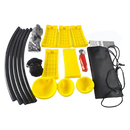 Roundnet Game Set - Includes 3 Balls, Net, and Bag