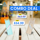 Super Standard Mandoline Slicer with Stainless Steel Blades, Almond & Vegetable Slicer - Green AFFIRMA DISTRIBUTORS