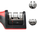 Serrated and Straight Knives Diamond Abrasives Fast Sharpening, 2-Stage, Black Affirma Distributors