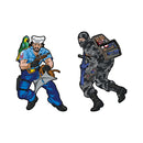 G.I. Joe Shipwreck X Firefly Retro Enamel Pins Set (Exclusive) Icon Heroes