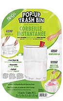 White Flings Plastic Bin - 22 x 15 (Pack Of 1)