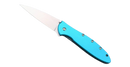 Leek Teal EDC Pocketknife,Assisted Opening Folding Knife.