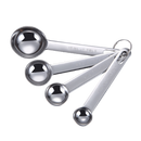 Stainless Steel Measuring Spoons - Specialty Kitchen Gadgets, Kitchen Tools (Silver) Affirma Distributors