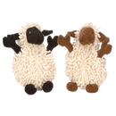 GoDog Fuzzy Wuzzy Sheep Chew Guard Squeaky Plush Dog Toy Mini Assorted catalogdog