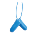 H10 Metal Detectable Disposable Earplugs - Corded - Blue - NRR 31 - Bulk Buy Affirma Distributors