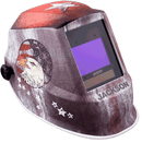 Jackson Safety Premium Auto Darkening Welding Helmet 4/5-13 Shade Range, 1/1/1/1 Optical Clarity, 1/25,000 sec. Response Time, 370 Speed Dial Headgear, Freedom Graphics, Red/White/Blue, 47103 SUREWERX