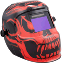 Jackson Safety Premium Auto Darkening Welding Helmet with 4/9-13 Shade Range, 1/1/1/2 Optical Clarity, 1/25,000 sec. Response Time, 370 Speed Dial Headgear, Bead Demon Graphics, Red/Black, 47105 SUREWERX