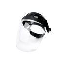 Sellstrom Face Shield - Single Crown Full Safety Mask for Men & Women - Clear Polycarbonate - Ratchet Headgear - S32010 SUREWERX