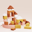 Tiny Land® Boho Mama best wooden blocks for kids Tiny Land