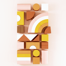 Tiny Land® Boho Mama best wooden blocks for kids Tiny Land