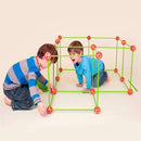 Tiny Land® Creative Fort Building Kit with 130 pcs Tiny Land