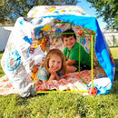 Tiny Land® Creative Fort Building Kit with 130 pcs Tiny Land
