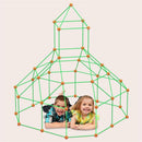 Tiny Land® Creative Fort Building Kit with 130 pcs Tiny Land