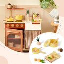 Tiny Land® Modern & Versatile Wooden Kids Play Kitchen Tiny Land