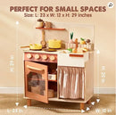 Tiny Land® Modern & Versatile Wooden Kids Play Kitchen Tiny Land