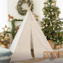 Tiny Land® Teepee Tent for Kids With Pompom Ball Tiny Land