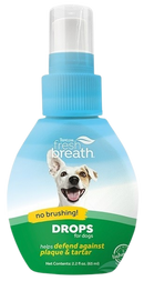 TropiClean Fresh Breath No Brushing Drops 2.2 oz. Bottle catalogdog